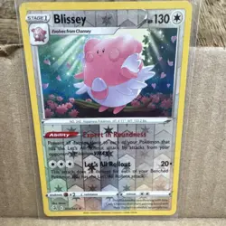 Pokemon Blissey 203/264 Fusion Strike Rare Stage 1 HP130 Reverse Holo English - Image 1