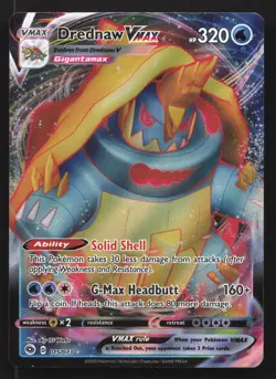 Pokemon Drednaw VMAX Ultra Rare Champion's Path 15/73 NM - Image 1