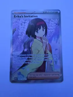 Erika's Invitation - Pokemon Scarlet & Violet 151 196/165 Full Art Ultra Rare - Image 1
