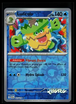 Ludicolo 037/159 Journey Together Pokemon Reverse Holo NM - Image 1