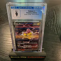 RAIKOU V - CGC MINT 9 - 2023 POKEMON CROWN ZENITH - GG41/GG70 - Image 1