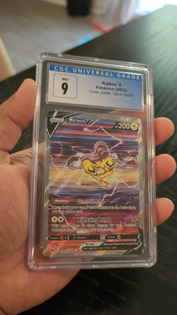 RAIKOU V - CGC MINT 9 - 2023 POKEMON CROWN ZENITH - GG41/GG70 - Image 2