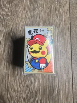 2016 Pokemon Mario Pikachu Hanafuda READ DESCRIPTION - Image 1