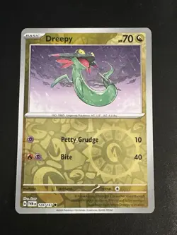 Dreepy 128/167 Pokemon Twilight Masquerade Reverse Holo Near Mint - Image 3