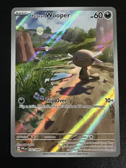 Paldean Wooper 102/094 Pokemon Phantasmal Flames Illustration Rare Full Art LP - Image 1