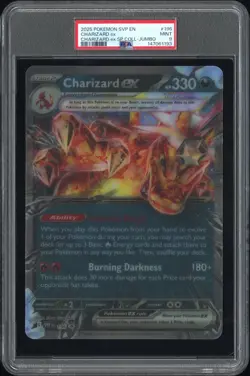 2025 POKEMON SVP EN-SV BLACK STAR PROMO #196 CHARIZARD EX PSA 9 - Image 1