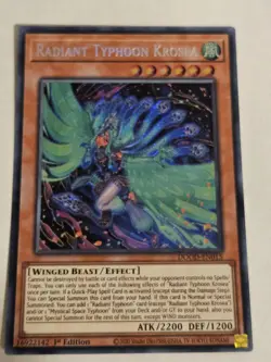 Yugioh DOOD-EN015 Radiant Typhoon Krosea Secret Rare NM 1st Edition - Image 1