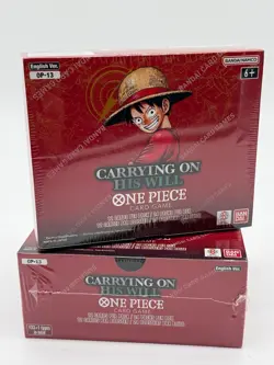 Lot of (2) One Piece TCG OP-13 Carrying On His Will Booster Boxes SEALED EN - Image 1