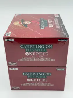 Lot of (2) One Piece TCG OP-13 Carrying On His Will Booster Boxes SEALED EN - Image 2