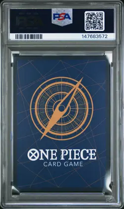 2025 ONE PIECE JAPANESE OP11-A FIST OF DIVINE SPEED #004 SHANKS PSA 10 - Image 2