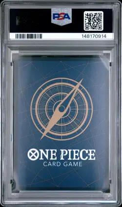 2025 ONE PIECE JAPANESE OP11-A FIST OF DIVINE SPEED #080 GEAR TWO PSA 10 - Image 2