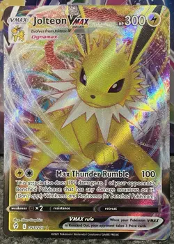 2021 POKEMON EVOLVING SKIES - JOLTEON VMAX 051/203 CARD M/NM - Image 1