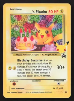 Pokemon ______'s Pikachu Classic Collection Celebrations: Classic Collection 24/ - Image 1