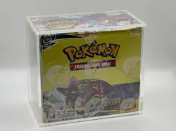 Pokemon TCG SWSH Evolving Skies Booster Box SEALED w/Acrylic Case - Image 1