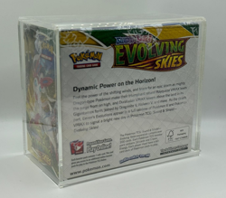 Pokemon TCG SWSH Evolving Skies Booster Box SEALED w/Acrylic Case - Image 2