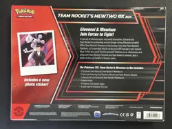 Pokemon TCG Team Rocket's Mewtwo ex Box Sealed New - Image 2