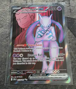 Pokemon Team Rockets Mewtwo ex 213/182 Sv10: Destined Rivals Holo - Image 1