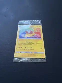 Ash's Pikachu TCG SM108 2017 Promo Card Pokemon 'I Choose You' Sealed - Image 4