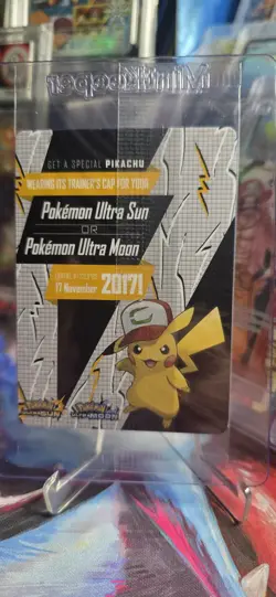 Ash's Pikachu TCG SM108 2017 Promo Card Pokemon 'I Choose You' Sealed Pack - Image 2