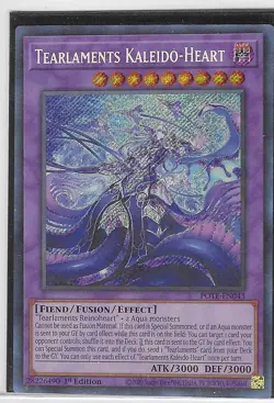 Tearlaments Kaleido-Heart POTE-EN043 - Secret Rare - Near Mint - 1st - Yugioh - Image 1