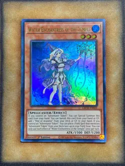 Yugioh Water Enchantress of the Temple GRCR-EN026 Ultra Rare 1st Ed NM - Image 1