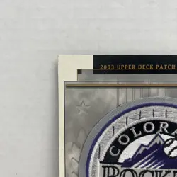 2003 Upper Deck 1998 Coors Field Rockies All-Star Game Patch #69/73 Alomar MVP - Image 5