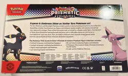 Pokemon Scarlet & Violet Prismatic Evolutions Premium Figure Box Espeon Umbreon - Image 2