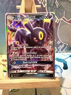 Umbreon GX 80/149 Holo Rare Sun & Moon Base Set Pokemon Card Ultra Rare #1 - Image 1