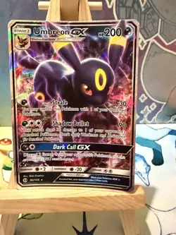 Umbreon GX 80/149 Holo Rare Sun & Moon Base Set Pokemon Card Ultra Rare #2 - Image 1