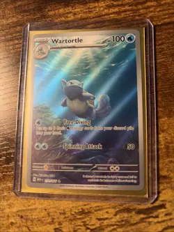 Pokemon TCG Wartortle Scarlet & Violet 151 Secret Illustration Rare Card 171/165 - Image 1