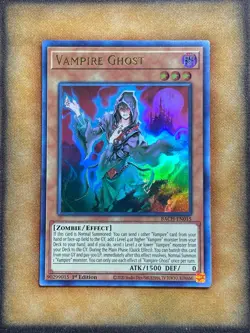 Yugioh Vampire Ghost BACH-EN015 Ultra Rare 1st Ed NM - Image 1
