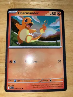Charmander 20/217 Ascended Heroes Promo Cosmos Holo NM Pokemon Card 2026 - Image 2
