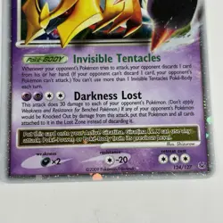 Giratina LV.X 124/127 Ultra Rare Platinum Pokemon Card 2009 Holo NM 👻 - Image 4