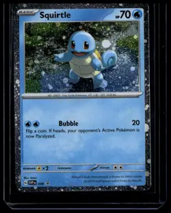 SV: Scarlet & Violet Promo Cards #048 Squirtle Holo - Image 1