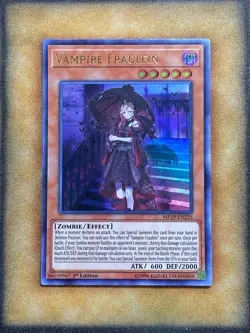 Yugioh Vampire Fraulein MP19-EN235 Ultra Rare 1st Ed LP - Image 1