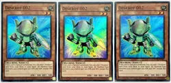 3 x DUEA-ENDE5 Deskbot 002 - Super Rare Ltd Edition Lightly Played YuGiOh Cards - Image 1