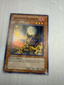 Yugioh Champion Pack German Lonefire Blossom Super Rare CP07-DE005 CP07-EN005 - Image 1