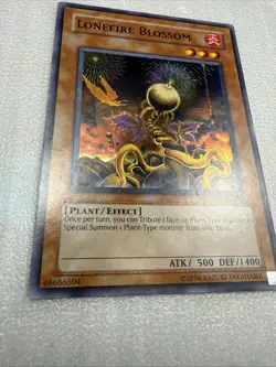 Yugioh Champion Pack German Lonefire Blossom Super Rare CP07-DE005 CP07-EN005 - Image 2
