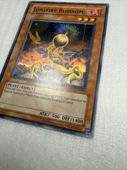 Yugioh Champion Pack German Lonefire Blossom Super Rare CP07-DE005 CP07-EN005 - Image 3