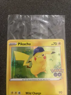 Pokemon/Pokemon GO Prerelease Pikachu Holo Foil Promo Card #028/078 Sealed - Image 4