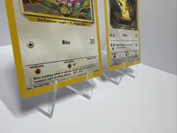 (2) Pokemon TCG Cards Base Set Rattata And Team Rocket Dark Raticate - Image 5