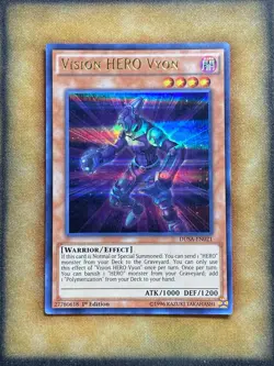 Yugioh Vision HERO Vyon DUSA-EN021 Ultra Rare 1st Ed NM - Image 1