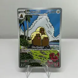 Pokemon Alolan Dugtrio Card 208/191 Sv08: Surging Sparks Holo Illustration Rare… - Image 1