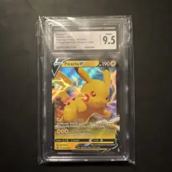 Pokemon Pikachu V SWSH061 Sword & Shield Promo Holo CGC 9.5 190 HP Card - Image 1