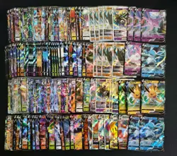 200 Lot Pokemon TCG Chinese Card RR RRR VMAX Glaceon Sylveon Espeon A35 FI38 - Image 1