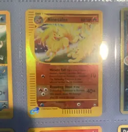 Pokemon TCG Ninetales 19/147 Aquapolis Reverse Holo Rare 80 HP Fire Card 2002 - Image 1