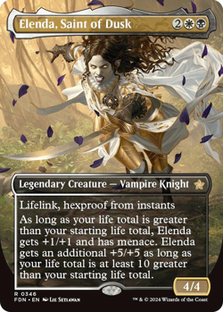 Elenda, Saint of Dusk (Borderless) - Foundations (FDN) - Image 1