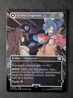 2025 MTG CRYSTAL FRAGMENTS/SUMMON: ALEXANDER #0357 Final Fantasy Foil Borderless - Image 1