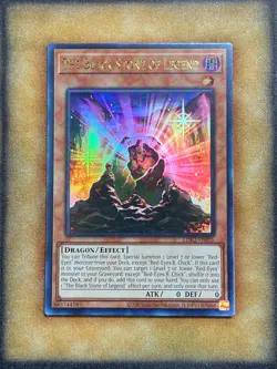 Yugioh The Black Stone of Legend LDK2-ENJ05 Ultra Rare NM - Image 1