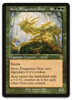 Aeve, Progenitor Ooze (Retro Frame) #409 (NM) Modern Horizons 2 MH2 Magic MTG - Image 1